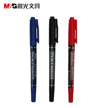 晨光雙頭記號(hào)筆MG2130 （12支/盒）1盒起訂