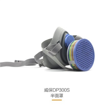 華信 威保DP300S防毒半面罩，雙層密封,含濾盒轉(zhuǎn)接口,與FS系列濾盒配套