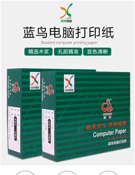  藍(lán)鳥電腦打印紙 241-1  不撕邊 900張/包